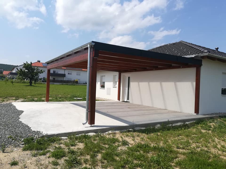 Carport Bausatz Pultdach Terrassenüberdachungen